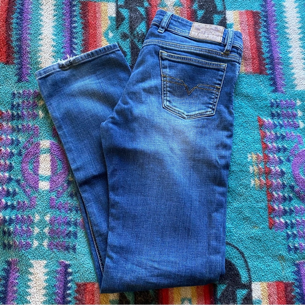 Y2K Diesel kid Waykee J US Blue jeans. Regular straight. Size 14 youth. (29/30)